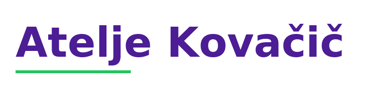 Atelje Kovačič logotip